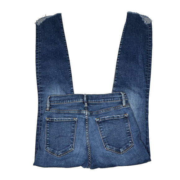 FRAME Denim Le Skinny De Jeanne Tulip Hem Ankle Jeans size 28 York - Picture 8 of 16